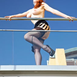 Red XXX in 'Red XXX' Poolside Pantystuffing! (Thumbnail 6)